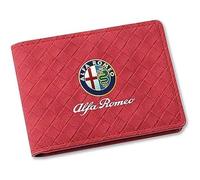 VTRWLMWN Porte Papier Voiture Pochette Carte, pour Alfa Romeo Pochette Permis De Conduire la Carte Assurance Carte d'identité,G