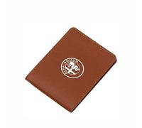 VTRWLMWN Portefeuille Voiture Pochette Carte, pour Alfa Romeo, Unisex, Cuir, Classique, Compact et fonctionnel, MINIMALISME, Marron, Uni