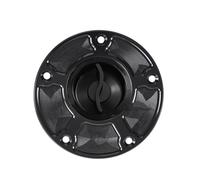 VTSGBLS Bouchon d'essence de Moto pour Z750 Z800 Z1000 SX R ZZR1400 ZX6R ZX10R RR ER6R Bouchon Réservoir Carburant Couvercle Gaz D'huile sans Clé Accessoires Moto(Noir,S)