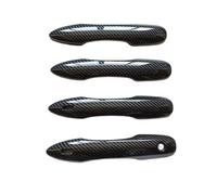 VTSGBLS Capuchon poignée porte extérieure Garnitures Poignées Porte Pour Corolla E210 Pour Touring GR Sport Hybrid 2020 2021 2022(Carbon 3 holes)