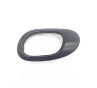 VTSGBLS Couvercle poignée porte intérieure Couvercle Poignée Commande Porte Latérale À Charnière Avant Fermoir Intérieur 9143R2 Pour Peugeot 206 207(Cache droit noir)