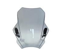 VTSGBLS Déflecteur Vent Motos Pare-Brise Moto Universel pour Benelli pour Leoncino 250 500 BN125 BN300 BN302 BN302S 502C(Gris Clair)