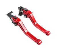 VTSGBLS Embrayage Frein Moto pour Z750 Z 750 2007-2012 Z800 2013-2016 Leviers Frein Et d'embrayage Réglables Courts/Longs Moto Embrayage Moto(Court Rouge)