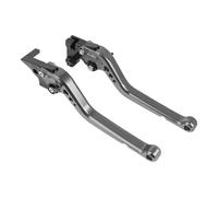 VTSGBLS Embrayage Frein Moto pour Z750 Z 750 2007-2012 Z800 2013-2016 Leviers Frein Et d'embrayage Réglables Courts/Longs Moto Embrayage Moto(Titane Long)