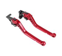 VTSGBLS Embrayage Frein Moto pour Z750 Z 750 2007-2012 Z800 2013-2016 Leviers Frein Et d'embrayage Réglables Courts/Longs Moto Embrayage Moto(Rouge Long)
