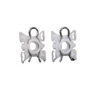 VTSGBLS Guide Lève-vitre Électrique Porte Clip Retenue Slider Pour Volvo 850 S70 2000 93246015715 3509416 4493433 83343433(Blanc 4 pièces)