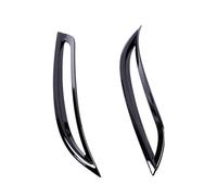 VTSGBLS Lampe antibrouillard voiture Autocollant Couverture Cadre Bague Feu Antibrouillard Arrière Pour Tesla Pour Modèle 3(Noir)