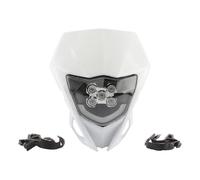 VTSGBLS Pour WR YZ 250 450 Moto Phare Plaque Coiffe Phare Enduro Motocross Protecteur phare moto(Blanc)