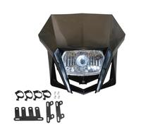 VTSGBLS Pour WR450F YZ250F XT250X XT600 TTR250 Plaque Phare Moto Enduro Motocross Protecteur phare moto(Noir)