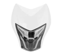 VTSGBLS Pour XR150L XR XR 150L Moto Tout-terrain Phare Avant Ensemble Phares Lumière Motocyclette Protecteur phare moto(Blanc)