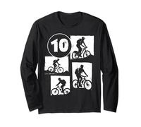 VTT 10ème Anniversaire garçon Mountainbiker 10 Ans Manche Longue