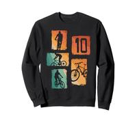 VTT 10ème Anniversaire garçon Mountainbiker 10 Ans Sweatshirt