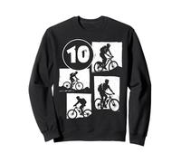 VTT 10ème Anniversaire garçon Mountainbiker 10 Ans Sweatshirt