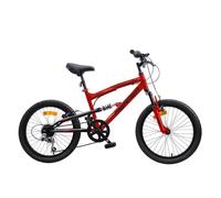 VTT 20'' MERCIER tout suspendu - 6 vitesses - cadre mixte - rouge Rouge