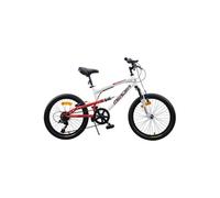 VTT 20 pouces MERCIER tout suspendu 6 vitesses blanc mixte Blanc