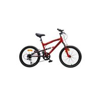 VTT 20'' MERCIER tout suspendu - 6 vitesses - cadre mixte - rouge Rouge