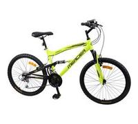 VTT 24 pouces MERCIER 18 vitesses fluo mixte Jaune G