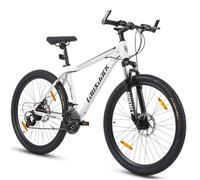 VTT 26 pouces semi-rigide pour adulte, 21 vitesses, freins à disque, fourche suspendue, cadre robuste