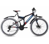 VTT 26'' Zodiac Noir 21 Vitesses V-Brakes TC 48 cm KS Cycling M635M