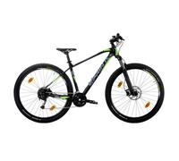 VTT - APOLON 29""x480 - Cadre en aluminium - 27 vitesses - Noir/Gris/Neon Vert