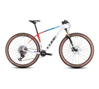 Vtt cube phenix c 68x slt sram 12v 29 blanc bleu rouge teamline 2025