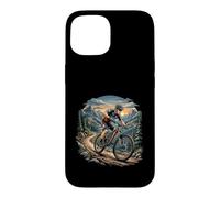 VTT Descente Alpes Montagnes Nature Coque pour iPhone 15