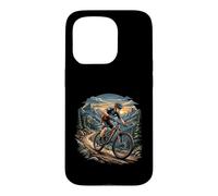VTT Descente Alpes Montagnes Nature Coque pour iPhone 15 Pro
