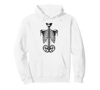 VTT Downhill Squelette Vintage Anatomie Sweat à Capuche