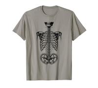VTT Downhill Squelette Vintage Anatomie T-Shirt