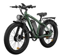 VTT électrique BLUVALL F1AWD à double moteur, batterie amovible 48 V 22,4 Ah - Vert