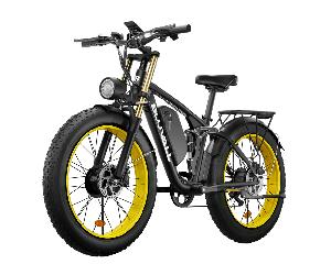 VTT électrique BLUVALL V1, batterie 52 V 22,4 Ah, tout suspendu - orange