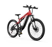 VTT électrique DUOTTS E29 : Puissance de 250 W, autonomie de 35 à 45 km en mode tout électrique, transmission Shimano, freins hydrauliques, VTT électrique à double suspension