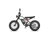 VTT électrique Fafrees F20 Ultra, pneus tout-terrain 20" × 5.0, batterie 48 V 25 Ah, style moto, noir Noir
