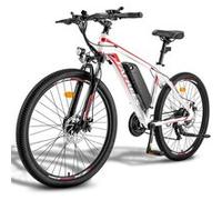 VTT électrique FAFREES 26 Hailong One, 21 vitesses, défault 25 km/h, blanc Blanc