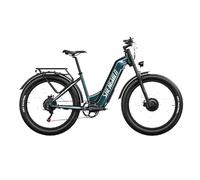 VTT Électrique Haute Performance Shengmilo S700 Pro, 48V 25Ah Batterie amovible, Vert