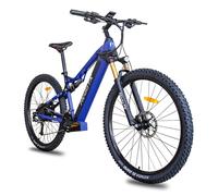 VTT électrique HedaTX TX19, batterie 48 V 19,2 Ah, 27 vitesses - bleu