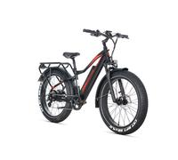 VTT électrique JOBOBIKE Robin Pro, batterie 48 V 20 Ah, Shimano 8 vitesses - rouge