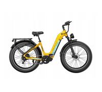 VTT Électrique - OVIVO - HYPER V6 - 250W - 48V 20Ah - Autonomie 150 km - Jaune