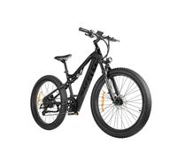 VTT électrique Paselec GS9, batterie amovible 48 V 16 Ah, double suspension, SHIMANO 8 vitesses - noir