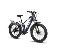 VTT électrique RATTAN Pathfinder Pro avec batterie 48 V 18 Ah, Shimano 7 vitesses - bleu