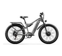 VTT électrique S600, 26 po, double moteur, Max 45 km/h, gris