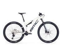 Vtt electrique tout suspendu bmc fourstroke amp lt two shimano 12v 360 wh tq 60nm 29 blanc 2026