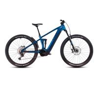 Vtt electrique tout suspendu cube stereo hybrid one22 slx 800 12v 800 wh bosch 100 nm 29 bleu electric 2025