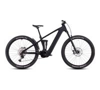 Vtt electrique tout suspendu cube stereo hybrid one22 slx 800 12v 800 wh bosch 100 nm 29 noir blackline 2025