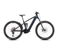 Vtt electrique tout suspendu cube stereo hybrid one22 slx 800 shimano deore deore xt 12v 800 wh 27 5 bleu indigo 2026
