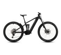 Vtt electrique tout suspendu cube stereo hybrid one44 exc 800 shimano 12v 800 wh bosch 100 nm 29 gris iron noir 2026