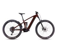Vtt electrique tout suspendu cube stereo hybrid one44 pro 800 11v 800 wh bosch 100 nm 29 rouge orange bourbon 2025