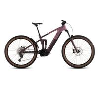 Vtt electrique tout suspendu cube stereo hybrid one44 pro 800 12v 800 wh bosch 100 nm 29 rose shift blush raisin 2026