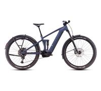 Vtt electrique tout suspendu cube stereo hybrid one44 pro 800 allroad shimano cues 11v 800 wh 29 bleu gris ink 2025