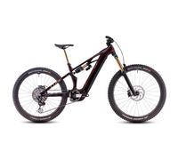 Vtt electrique tout suspendu cube stereo hybrid one77 hpc slt 800 12v 800 wh bosch 100 nm 29 27 5 orange violet solareclipse 2025